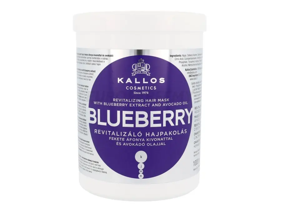 Kallos Blueberry Hair Mask 1000 ml