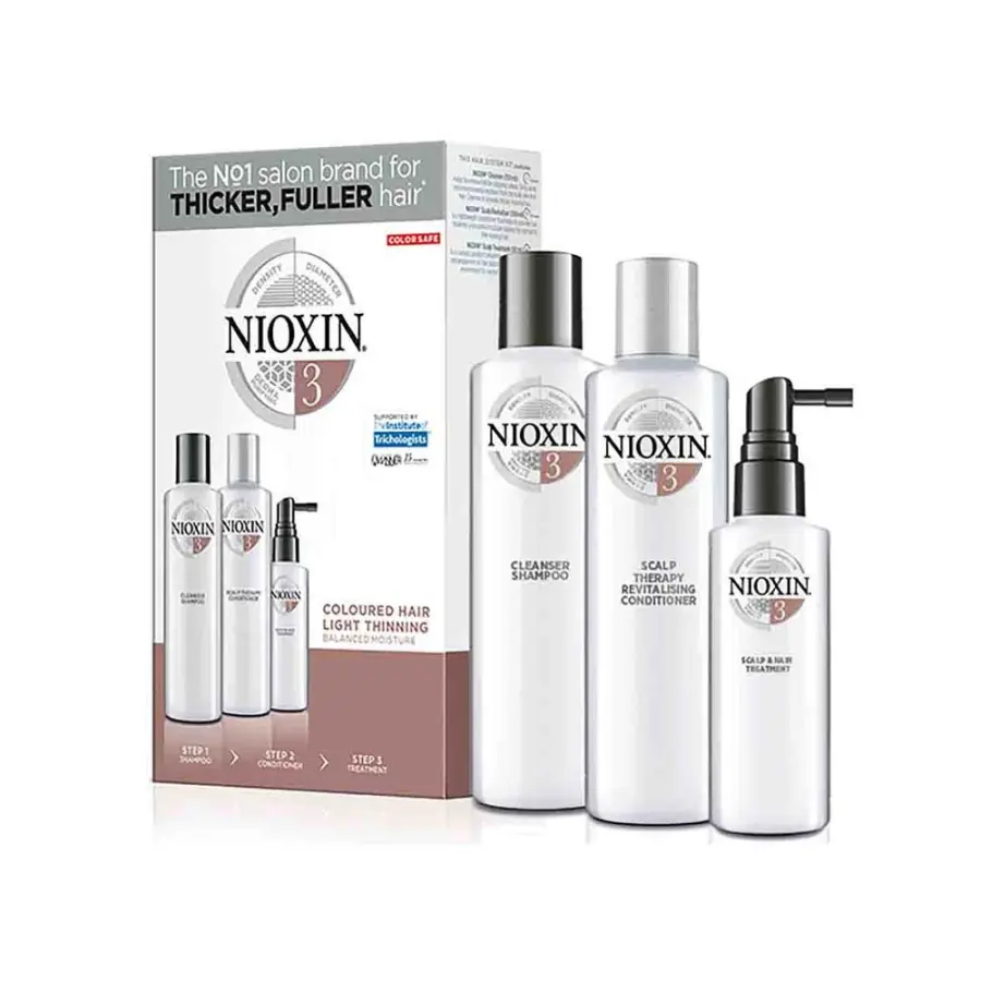 Nioxin System 3 NEW Trial Kit (150+150+50ml) POŠKOZENÝ OBAL