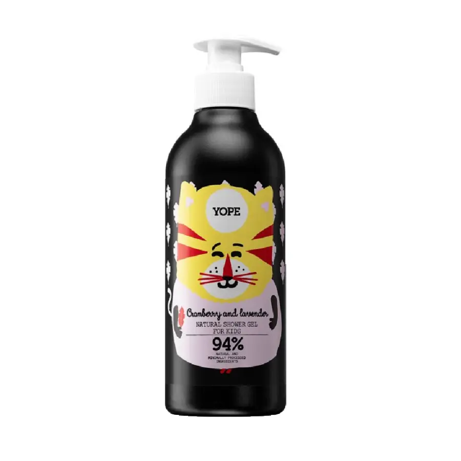 Yope Shower Gel for Kids Cranberry & Lavender 400 ml