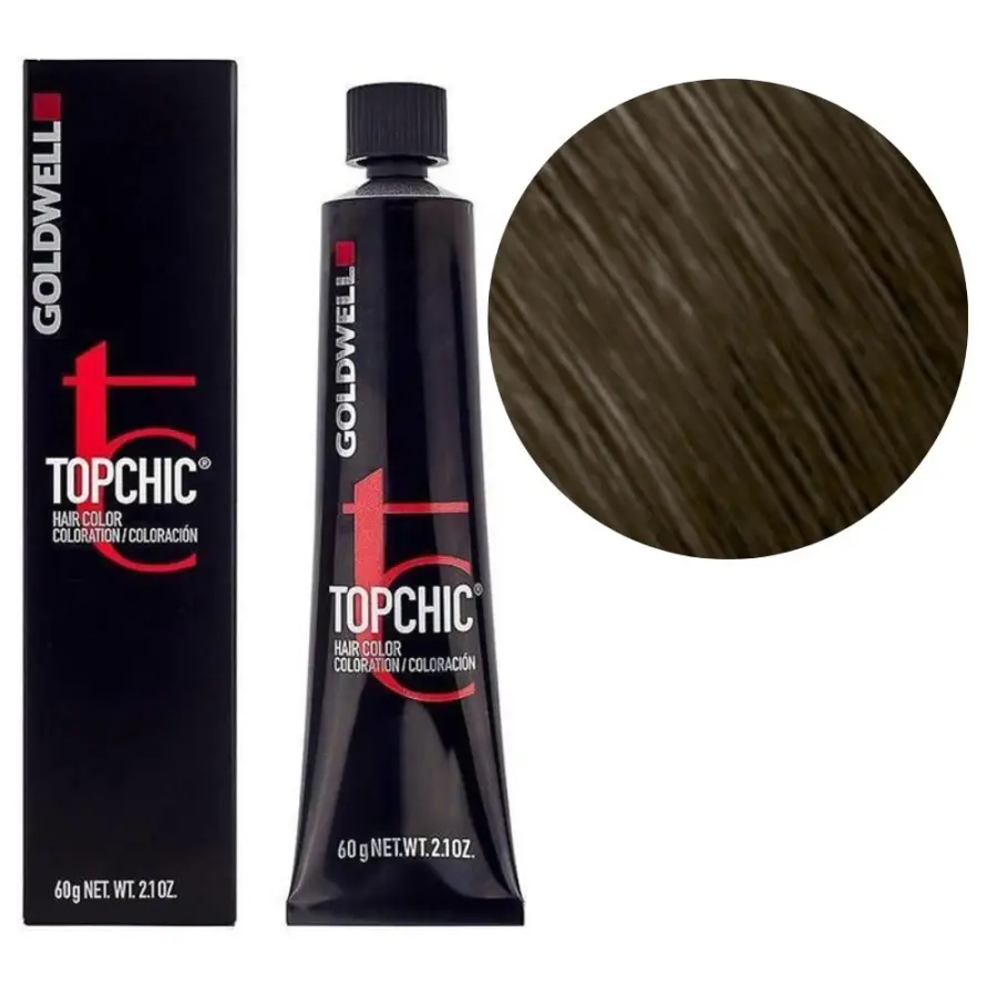 PO Goldwell Topchic Pernament Hair Color 6N@RB TC TB 60ml POŠKOZENÉ