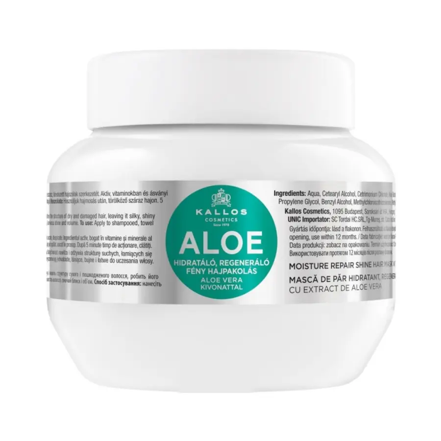 Kallos KJMN Aloe Hair Mask 275 ml