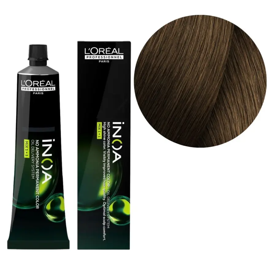 PO L'Oréal Professionnel  Inoa 6.3 NEW POŠKOZENÉ