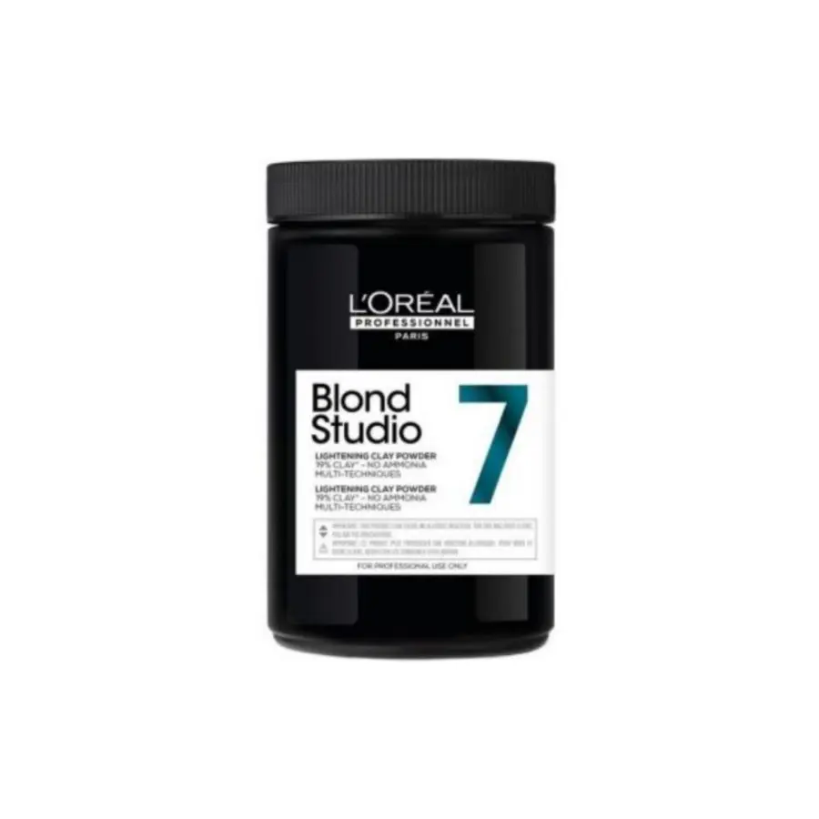PO L'Oréal Professionnel Blond Studio 7 Lightening Clay Powder 500g POŠKOZENÉ