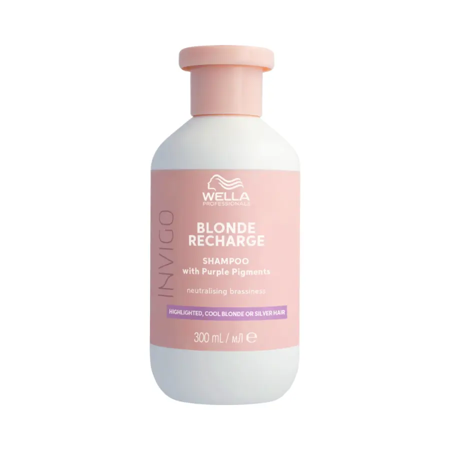 Wella Professionals Invigo Blonde Recharge Cool Blonde Shampoo 300 ml New
