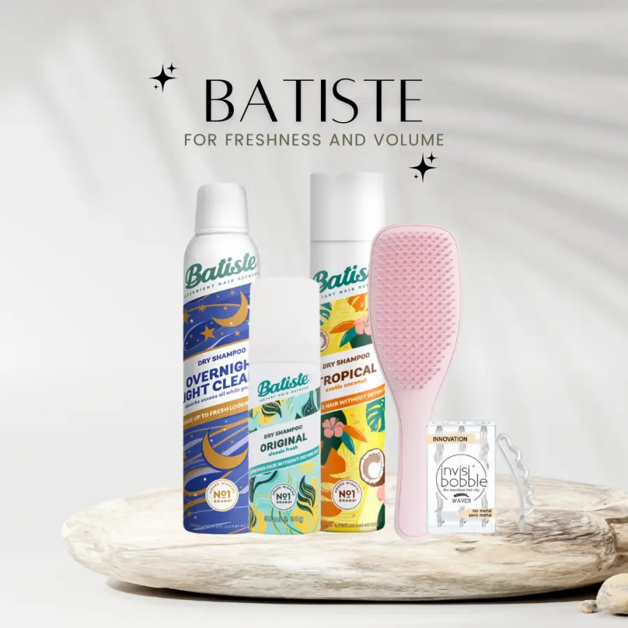Gift box Batiste for fresh hair without washing with comb for wet hair