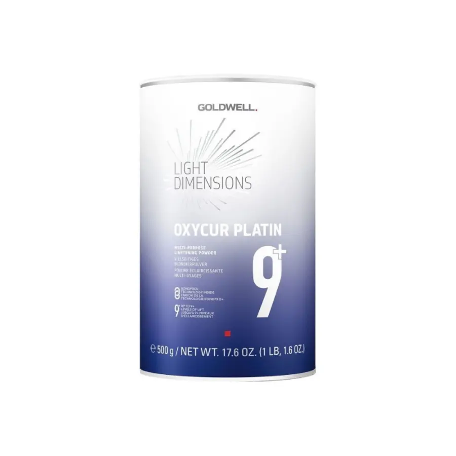 PO GOLDWELL Light Dimensions Oxycur Platin 9+ 500g POŠKOZENÉ