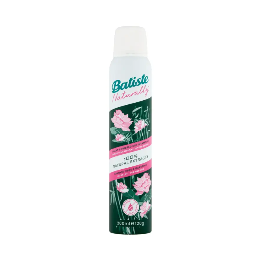 Batiste Naturally Extra Lift Bampoo Fiber & Gardenia Dry Shampoo 200ml