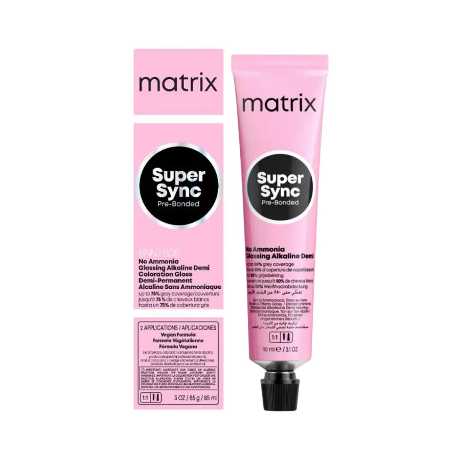 Matrix Super Sync Pre-Bonded Glossing Alkaline Demi Toner 90 ml - 10M