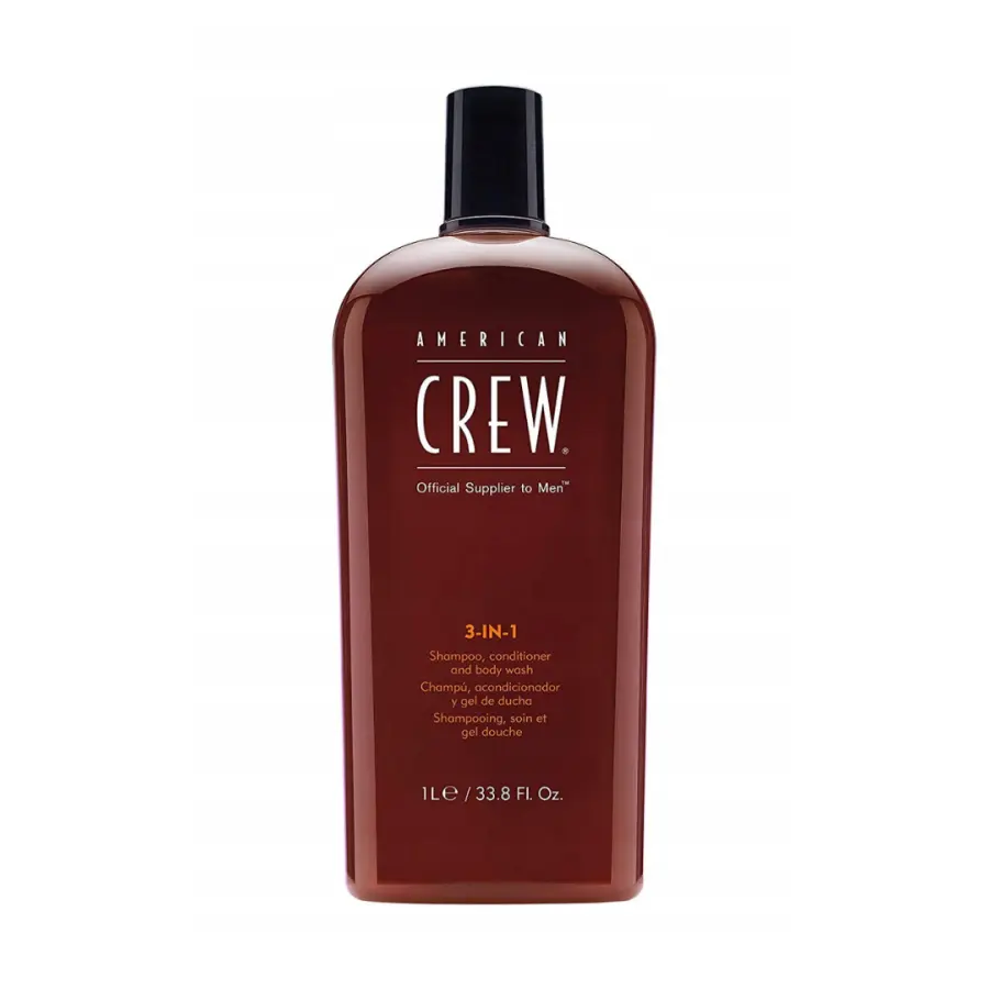 American Crew Classic 3in1 Shampoo, Conditioner and Bodywash 1000 ml