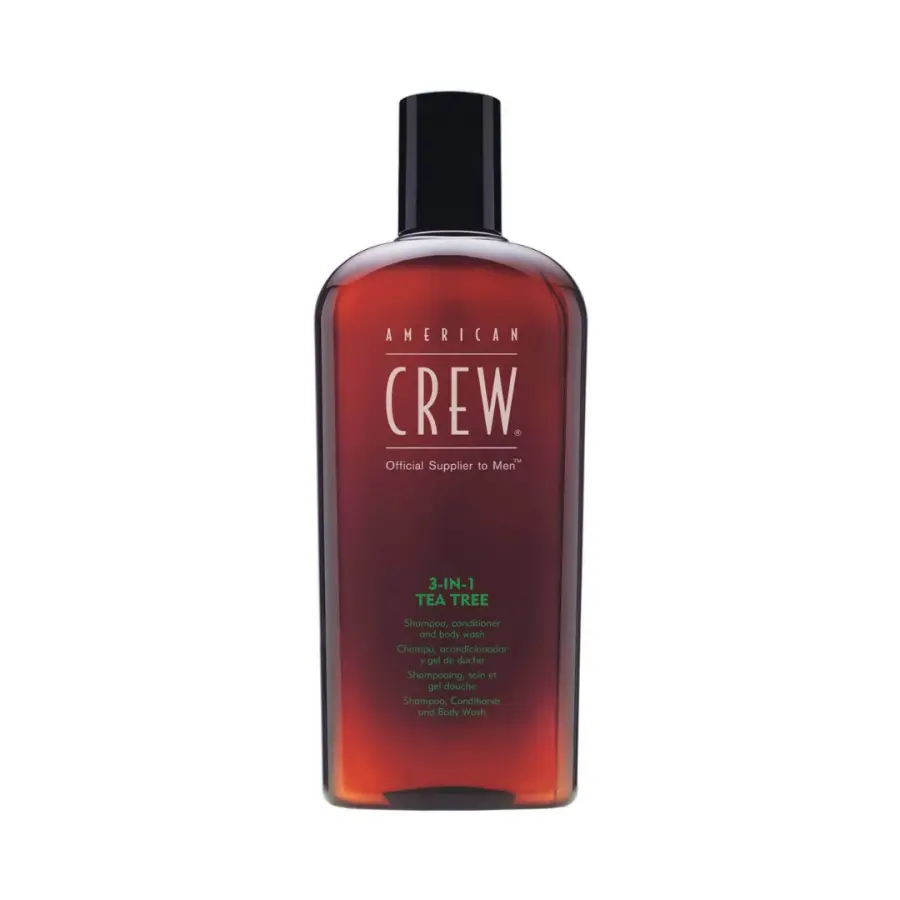 American Crew 3in1 Tea Tree Shampoo, Conditioner and Bodywash 1000 ml