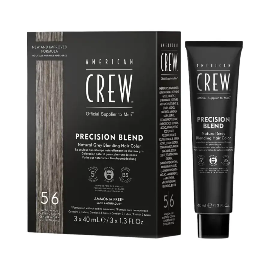 American Crew Precision Medium Ash 5-6 3 x 40 ml