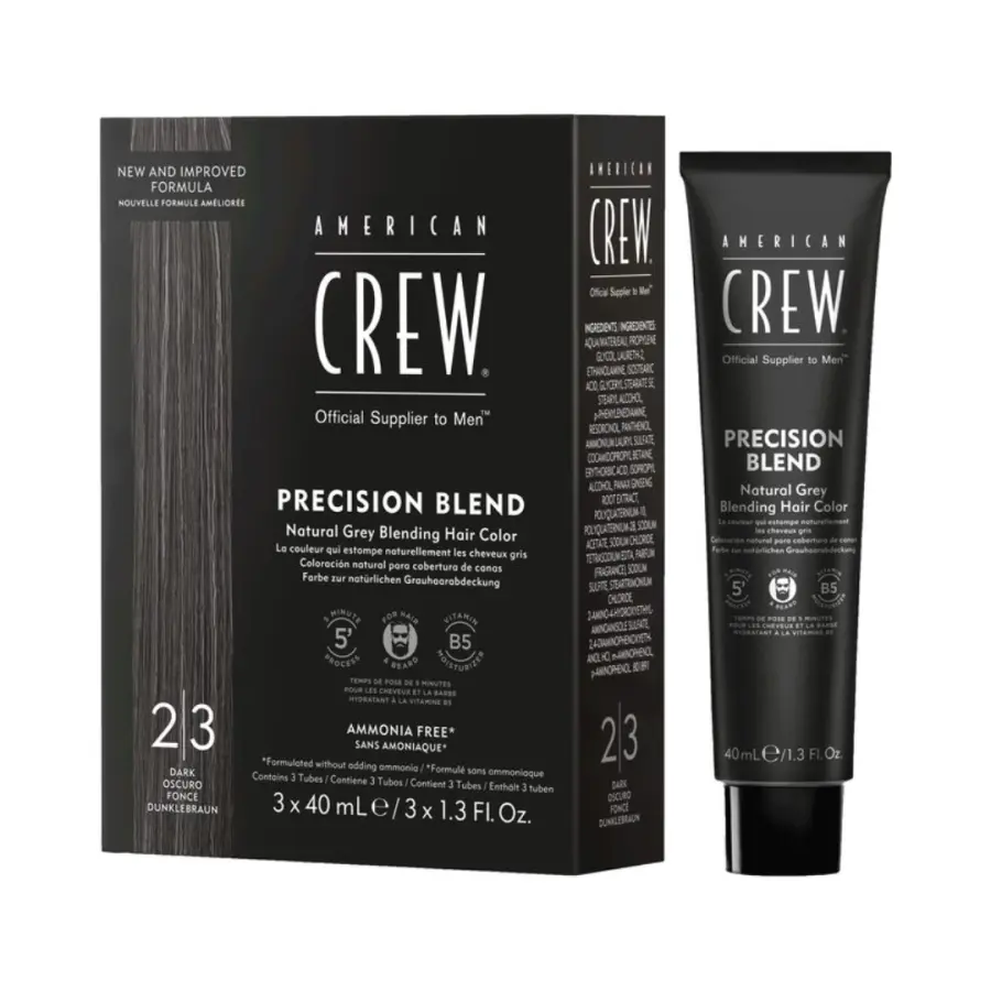 9745-sch-12 American Crew Precision Blend Dark 2-3 3 x 40 ml