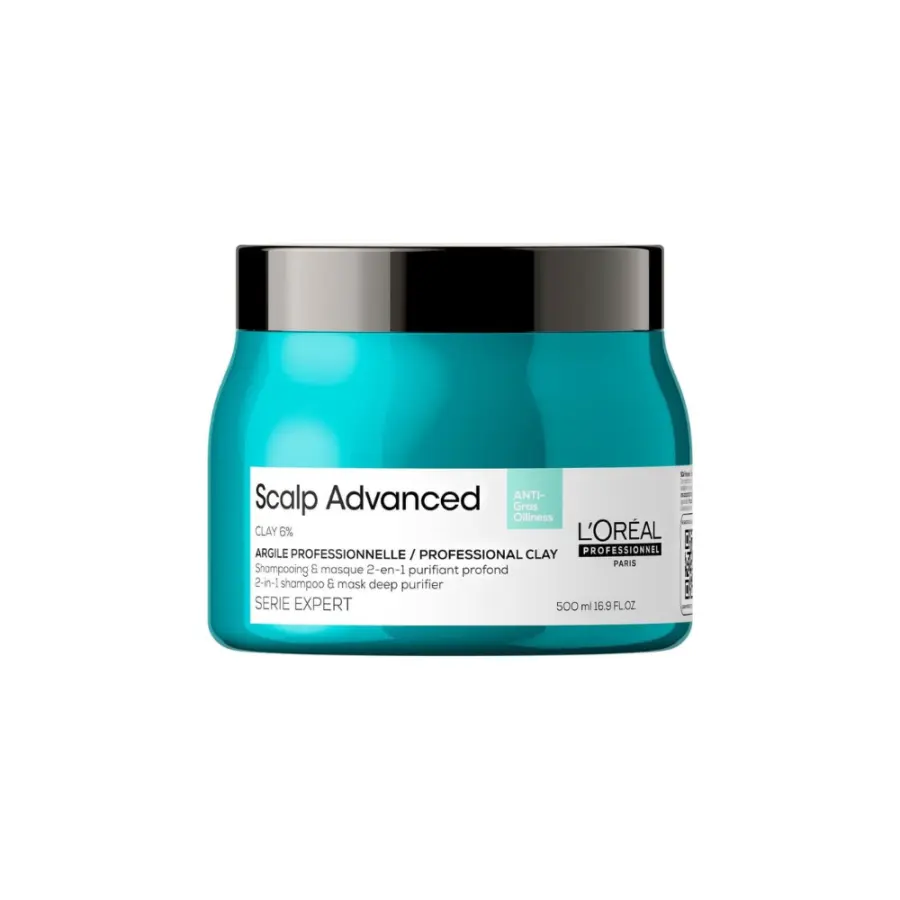 L'Oréal Professionnel Serie Expert Scalp Advanced Anti-Oiliness 2-in-1 Deep Purifier Clay 500ml