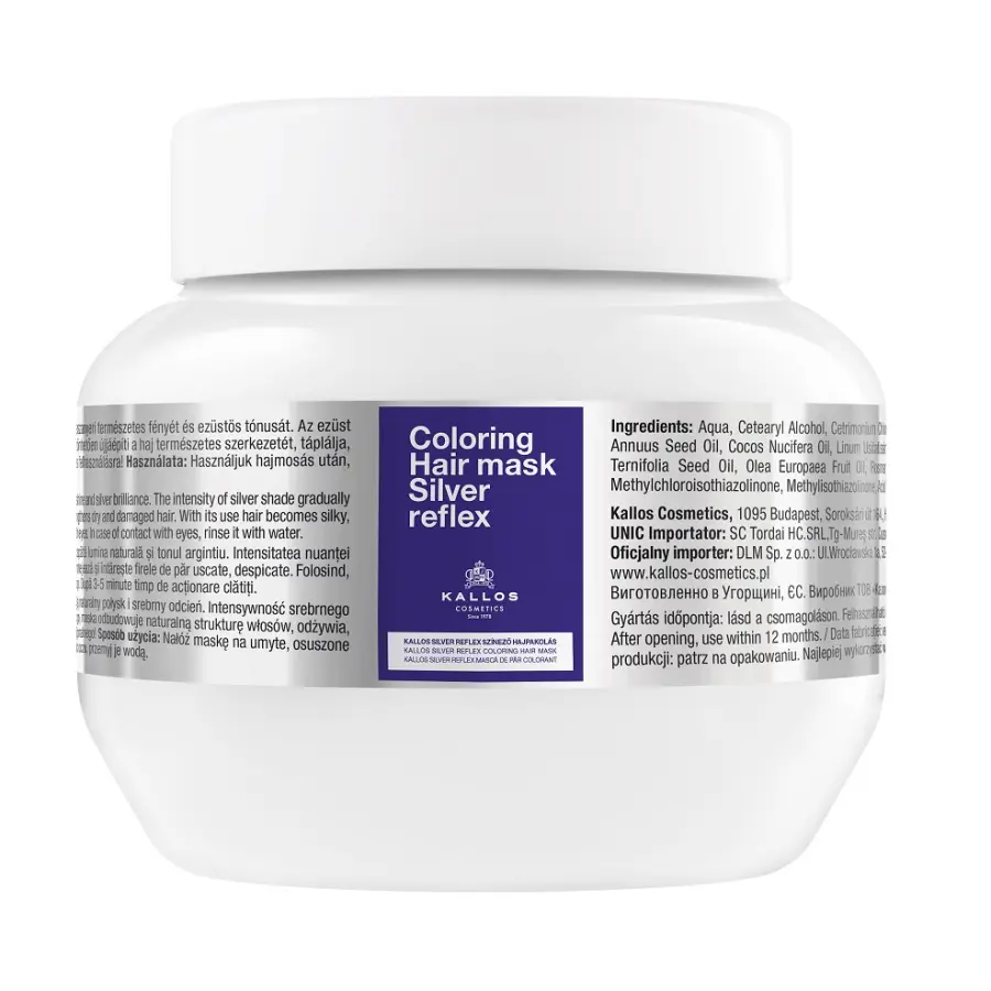 8053-silver reflex pakolo_275ml Kallos Coloring Hair Mask Silver Reflex 275 ml