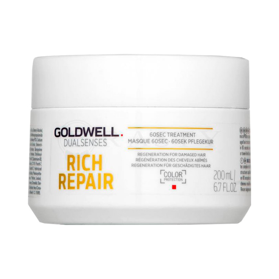 60 масок для волос. Goldwell Rich Repair шампунь. Dualsenses маска для волос Rich Repair. Goldwell маска 60 секунд. Goldwell Dualsenses Rich Repair - восстанавливающий кондиционер 200.